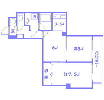 東京都豊島区東池袋３丁目 賃貸マンション 2LDK