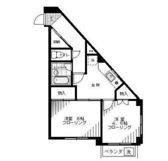 東京都豊島区雑司が谷２丁目 賃貸マンション 2K