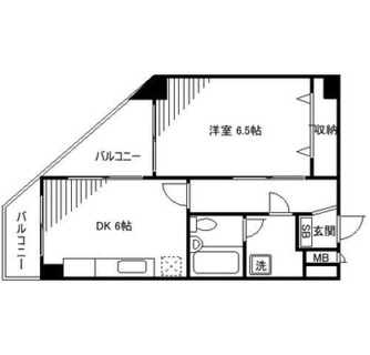 東京都豊島区目白２丁目 賃貸マンション 1DK